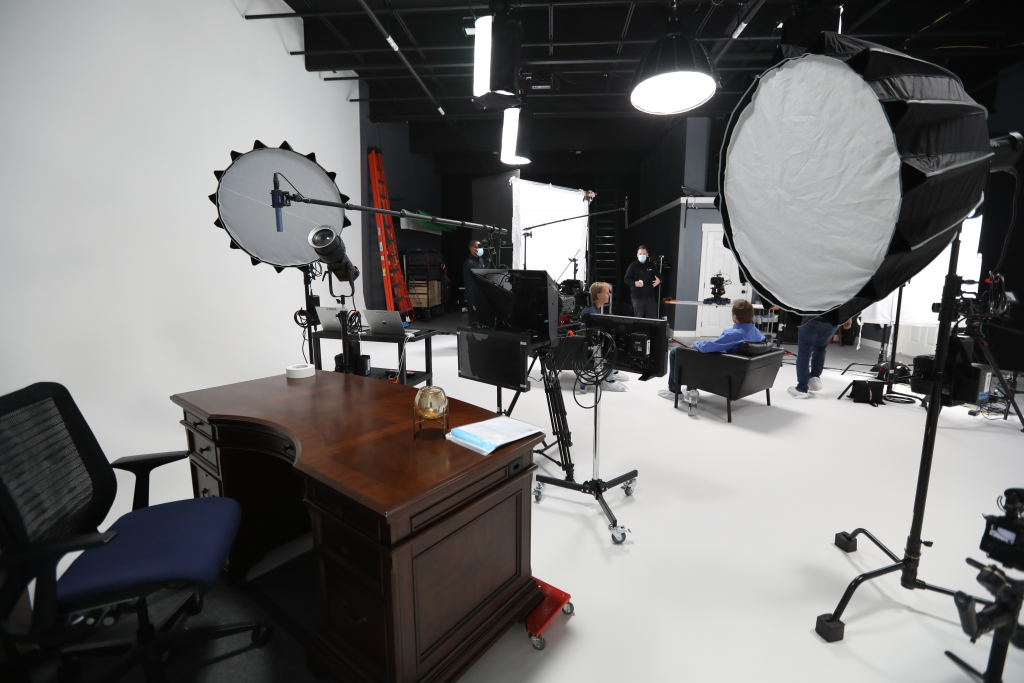 A professional video production studio in Sacramento
