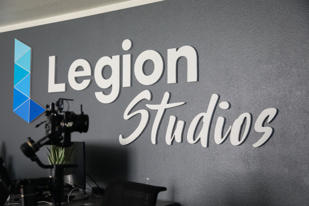 Logo of Sacramento-based video production company Legion Films