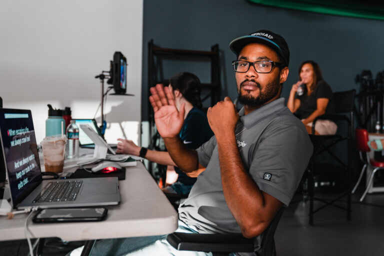 Behind the camera is a hard working team at our Sacramento studio